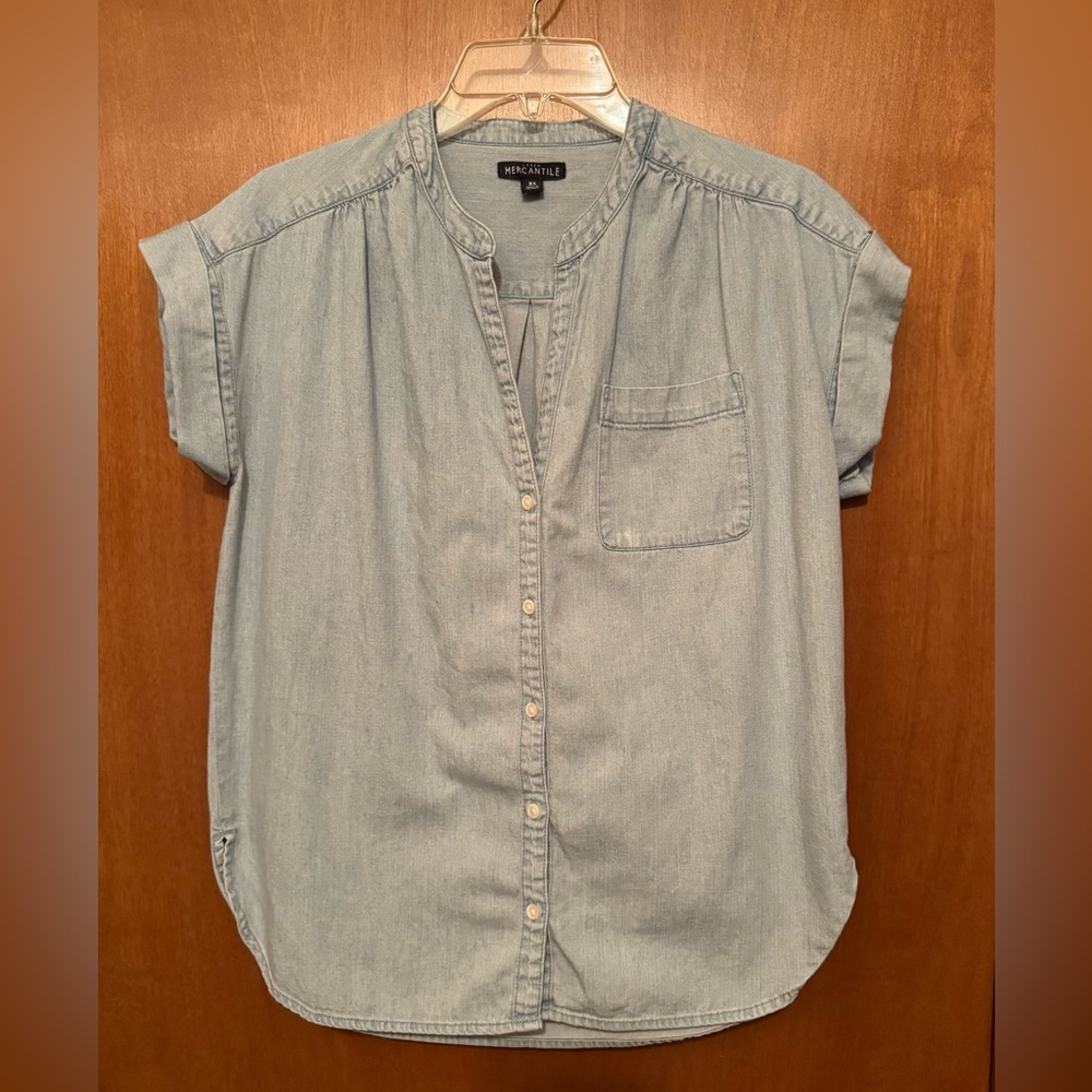 J. Crew Mercantile Women’s Lightweight Demin Top